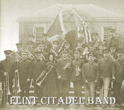 An early photograph of the Flint Citadel Band
